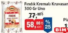 UNO FINDIK KREMALI KRUVASAN 300 GR